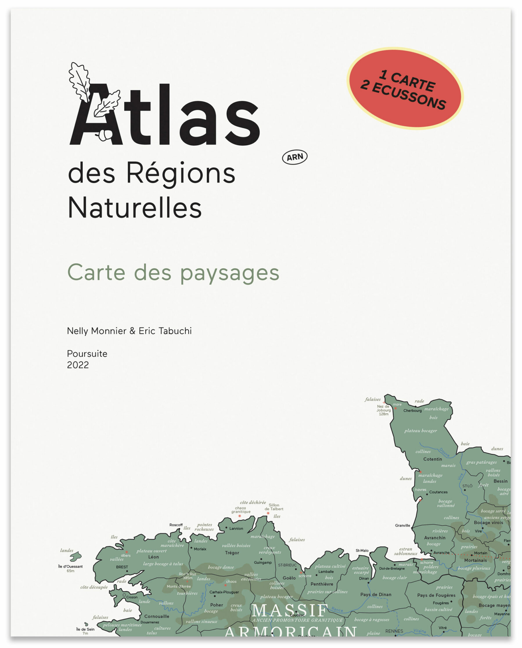 CARTE DE L'ARN N°3 + 2 ECUSSONS